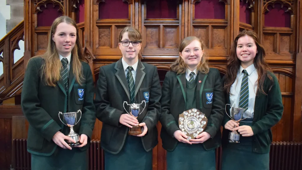 pupils on prize day