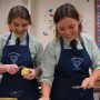 pupils making scones