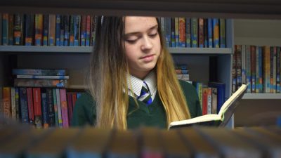 pupil in library
