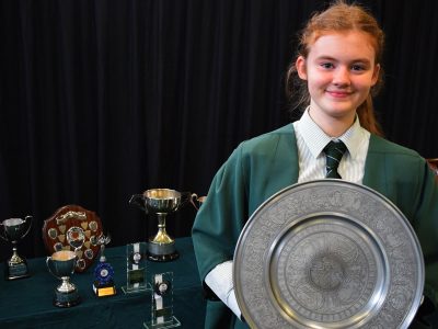 pupil with award