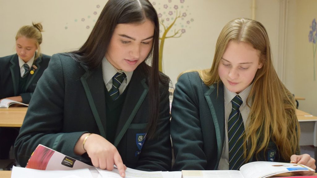 sixth form study area